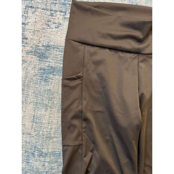 NWT! YMI Black Tight Athletic Shorts with Pocket Large - Picture 4 of 6